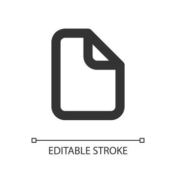 File pixel perfect linear ui icon イラスト素材