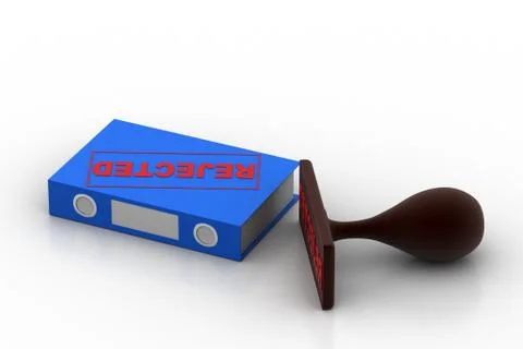 File  rejection concept Free Stock Illustration