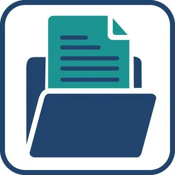 File report business documentation data icon Stock Illustration