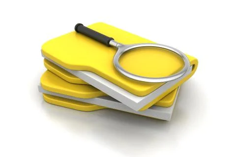 File searching Free Stock Illustration