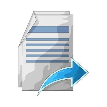 File send illustration Stock Illustration