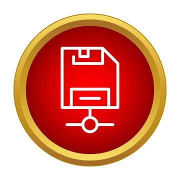 File sharing icon for data transfer network Stock Illustration
