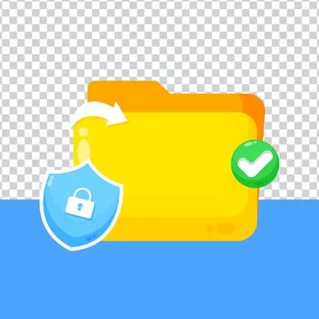 File sharing transfer document concept on blank background 스톡 일러스트