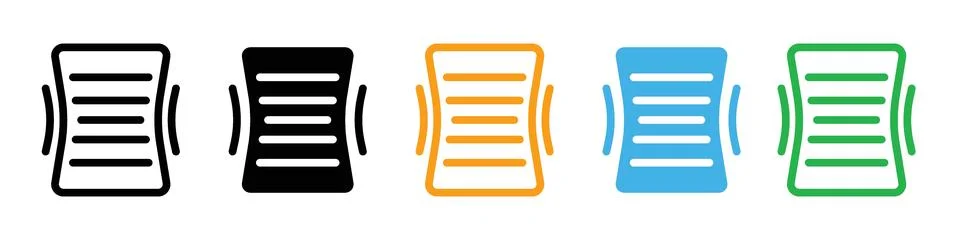 File Size Reduction Compressor Tool Icon for Document Zip Formatting Stock Illustration