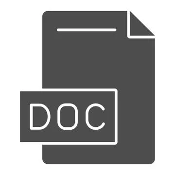 File solid icon. Paper page vector illustration isolated on white. Document Illustrazione stock