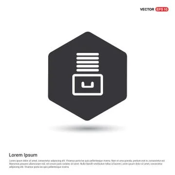 File Stack Icon Illustrazione stock