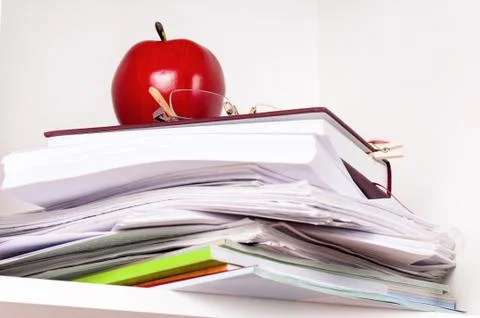 File stack Stock Photos