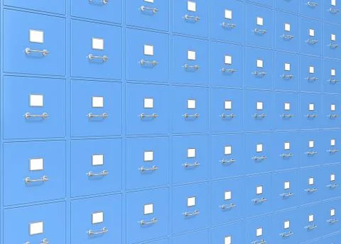 File Storage. Illustrazione stock