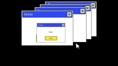 File system error Stock Footage 260025728