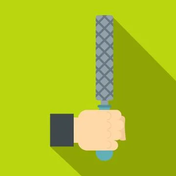 File tool in man head icon, flat style Ilustración de archivo