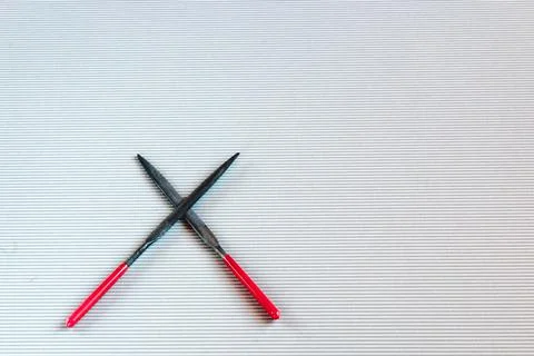 File tool for processing metal and wood lying on a light background. Stock Photos