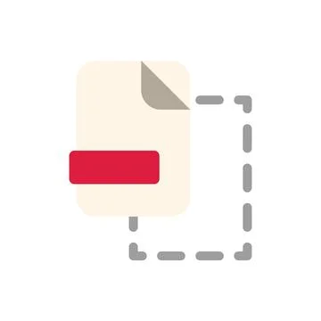 File transferring with progress bar and dashed line Stock Illustration