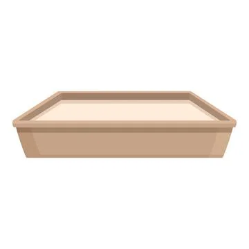 File tray icon cartoon vector. Storage file rack 库存插图