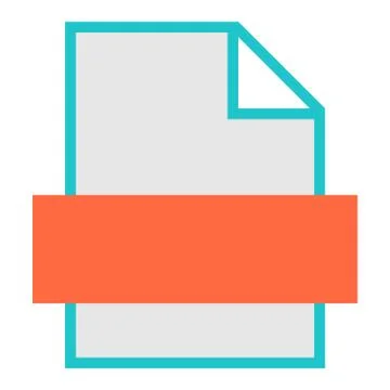 File Type Icon Blank Sign Stock-Illustration