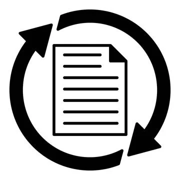 File Update Dualtone Icon Stock Illustration