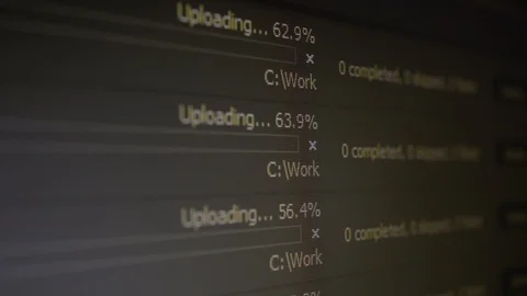 File Upload on FTP Stock Footage 103034929