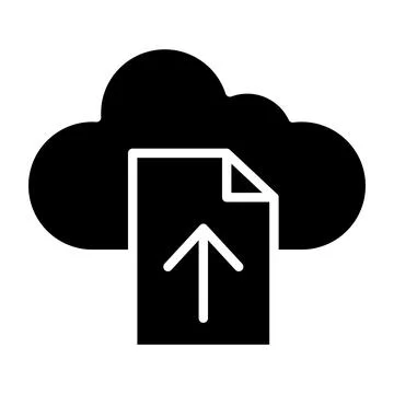 File upload Vector Icon Design Illustration Stock Illustration