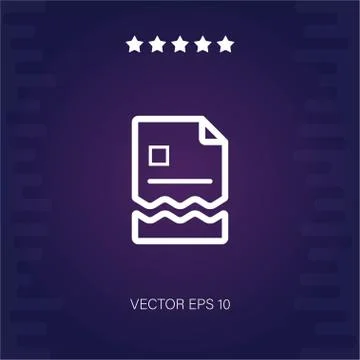 File vector icon Stock Illustration