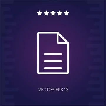File vector icon Stock Illustration