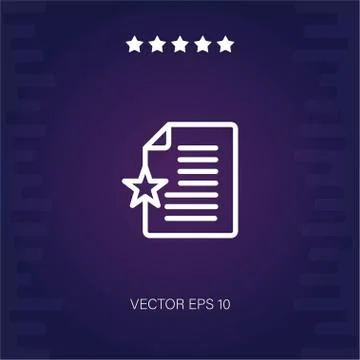 File vector icon Stock Illustration