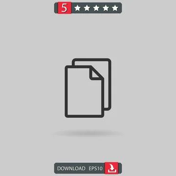 File vector icon Stock Illustration