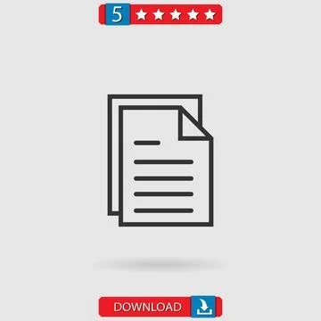 File vector icon Stock Illustration