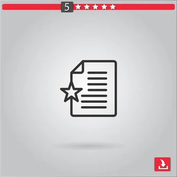 File vector icon Stock Illustration