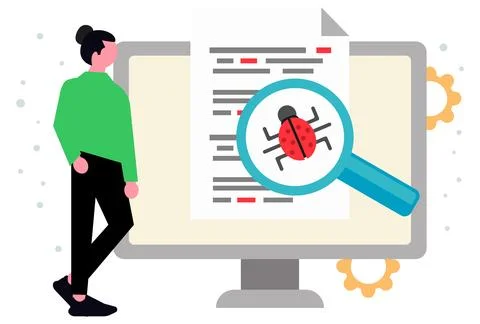 File Virus Concept Illustration Stock Illustration