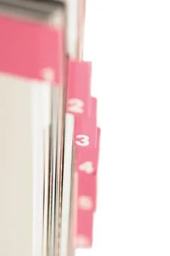 Files - close up Stock Photos