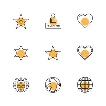 Files , document , clipboard ,write , eps icons set vector Illustrazione stock