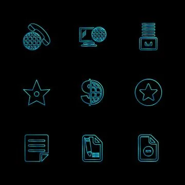 Files , document , clipboard ,write , eps icons set vector イラスト素材