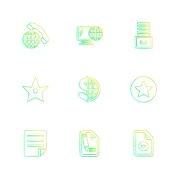 Files , document , clipboard ,write , eps icons set vector 스톡 일러스트