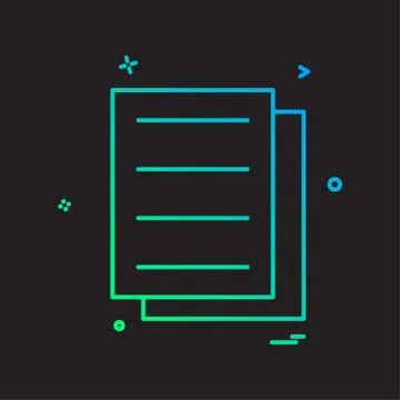 Files document icon vector design 库存插图