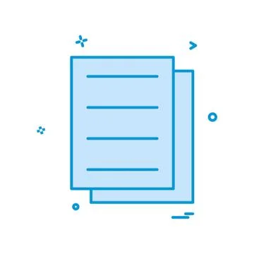 Files document icon vector design Ilustración de archivo