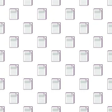 Files documents pattern seamless Illustrazione stock