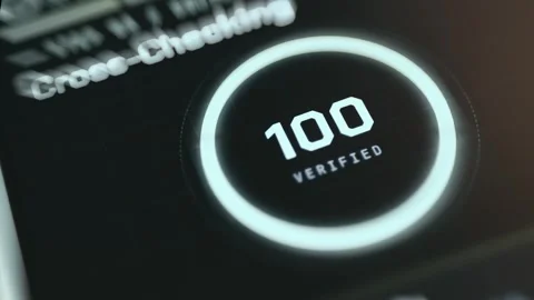 Files Encrypted Warning - Data Display Macro Stock Footage 336945209