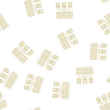 Files encryption glyph seamless pattern sign 스톡 일러스트