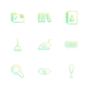Files , file type , file , windows , os , documents,  hardware , eps icons se Stock Illustration