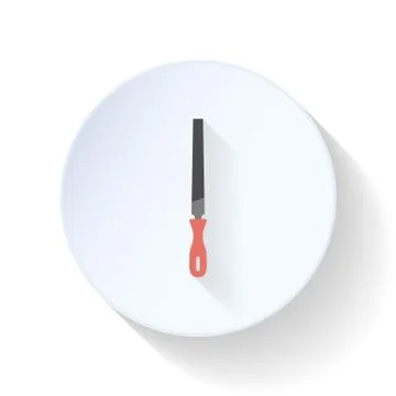 Files flat icon Stock Illustration