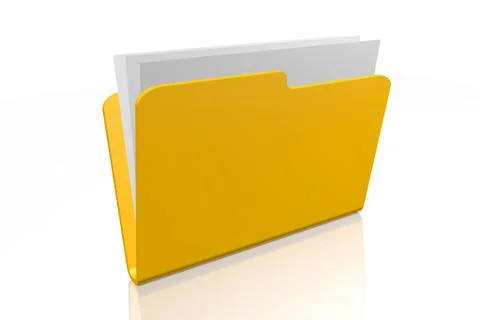Files folder concept Stock Illustration