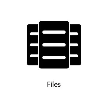 Files icon. Element of minimalistic icon for mobile concept and web apps. Signs 스톡 일러스트