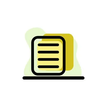 Files Icon Vector Illustration Concept Design Stock Illustration