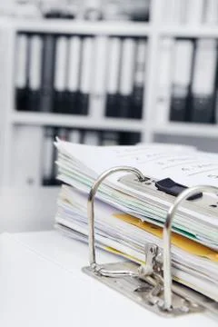 Files in the office Stock Photos