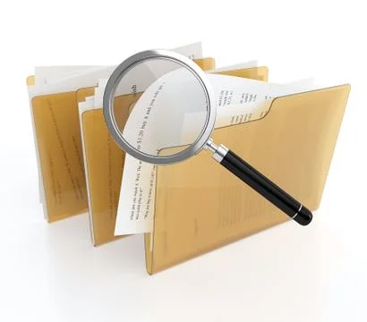 Files search Stock Illustration