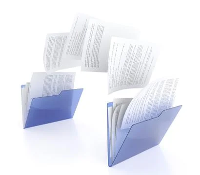 Files transfer Stock Illustration