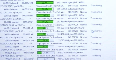 Files Uploading On A FTP Server 4k Stock Footage 51975051