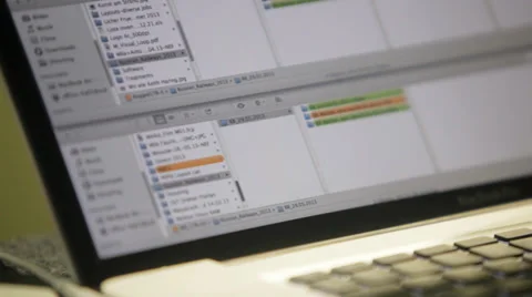 Files on your computer Stock-Footage 36579925