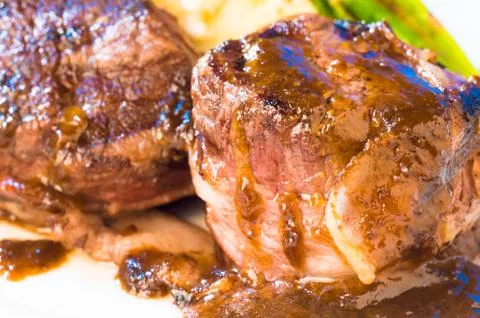 Filet mignon Stock Photos