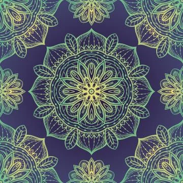 Filigree vector pattern. Stock Illustration