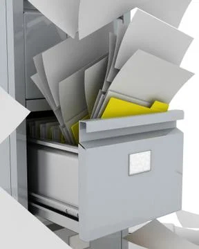 Filing acabinate Stock Illustration
